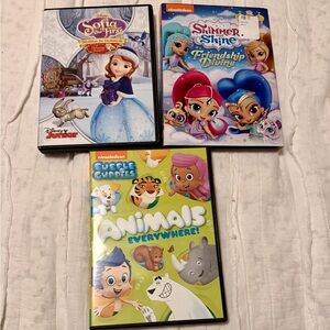 Nickelodeon , Nick Jr, And Disney Jr DVD Lot /Tested / Good Condition